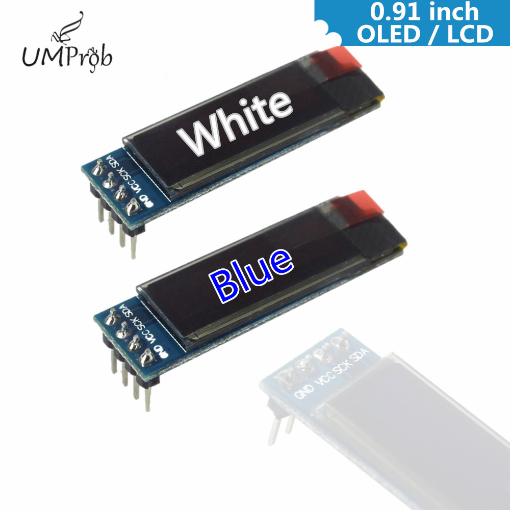 Ssd1306 - 0,91-calowy 128x32 IIC I2C biały /