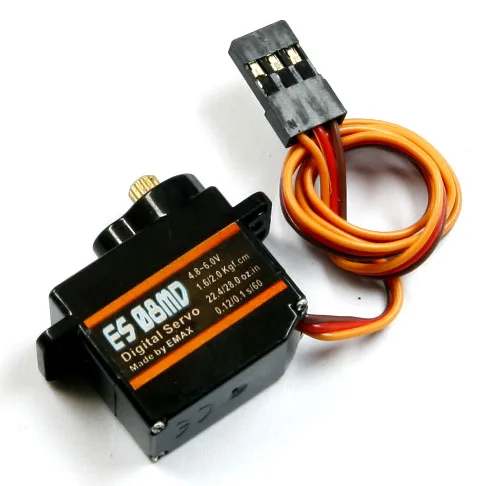 Servo Sg90 - EMAX ES08MDII ES08MD II Metalowy serwomechanizm