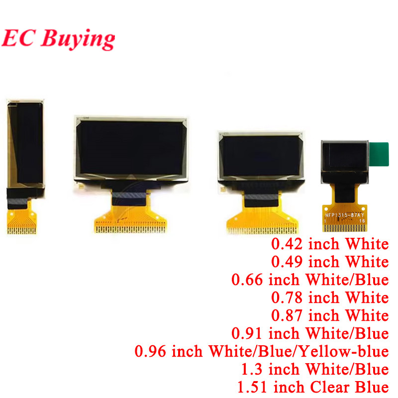 Oled Display 0.96 - Wyświetlacz OLED LCD 0,42 0,49 0,66