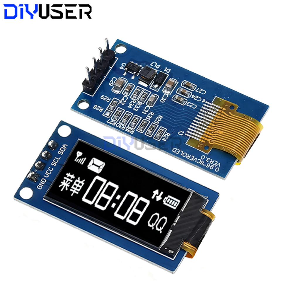 Oled Display 0.96 - Wyświetlacz OLED 0,96 cala 64x128 SSD1107