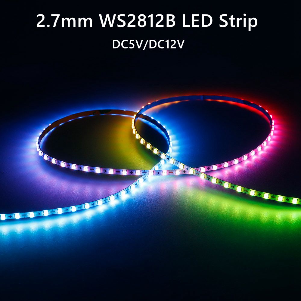 Ws2812B Strip 5V - Taśma LED 2.7mm WS2812B Ultra Wąska