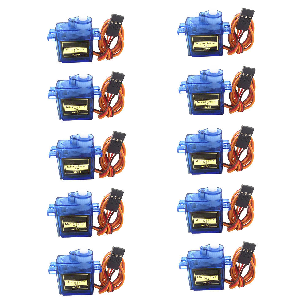 Servo Sg90 - Mikro serwomotory SG90 9g, zestaw zbiorczy