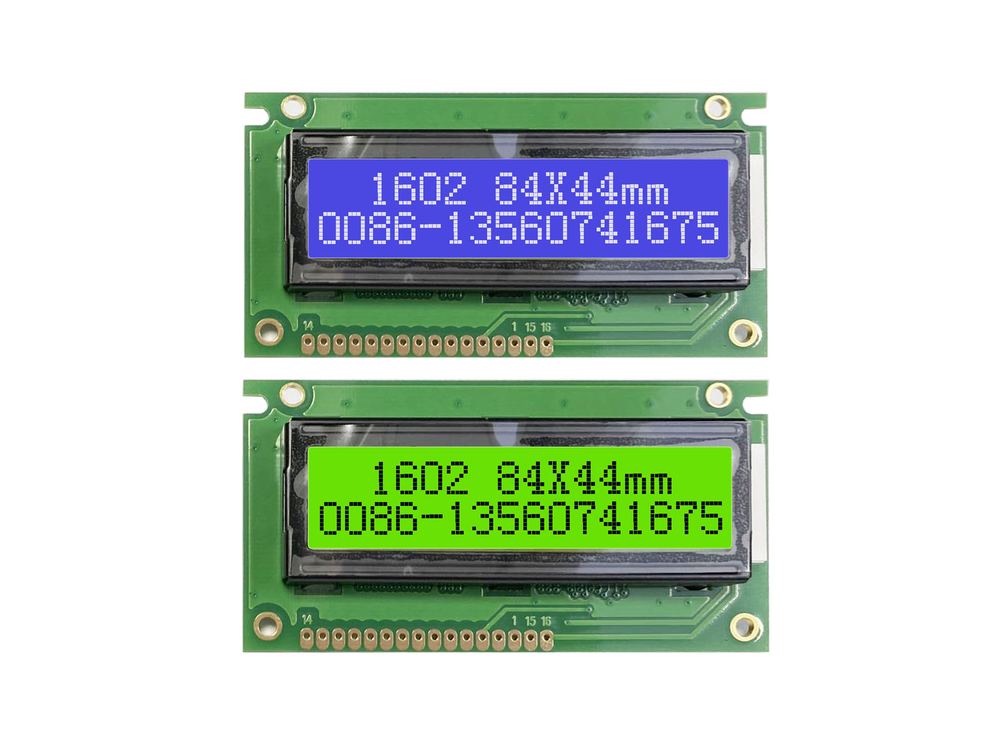 Lcd 1602 - 1602 16X2 moduł wyświetlacza LCD 84x44mm