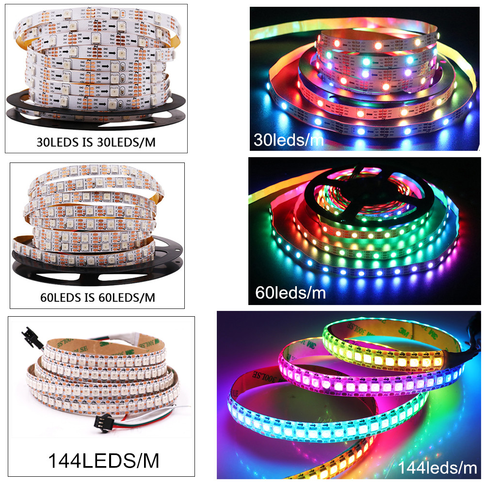 Taśma LED DC 5V WS2812B Wodood – Ws2812B Strip 5V recenzja i cena