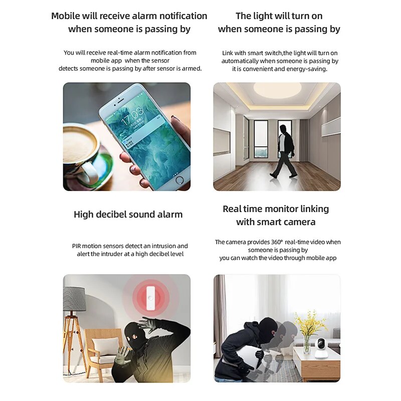 Czujnik ruchu Tuya WiFi Zigbee – Pir Motion Sensor recenzja i cena