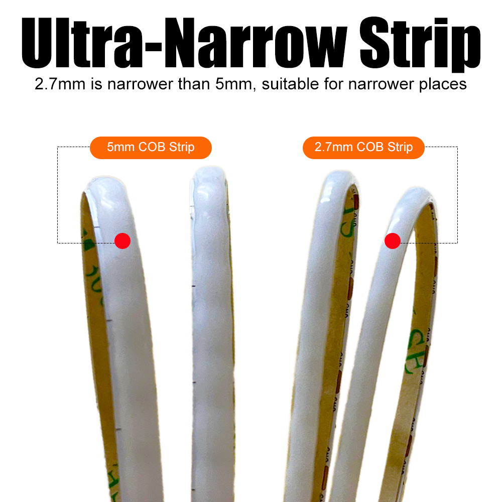 DC5V 2,7 mm Ultra wąska taśma  – Ws2812B Strip 5V recenzja i cena