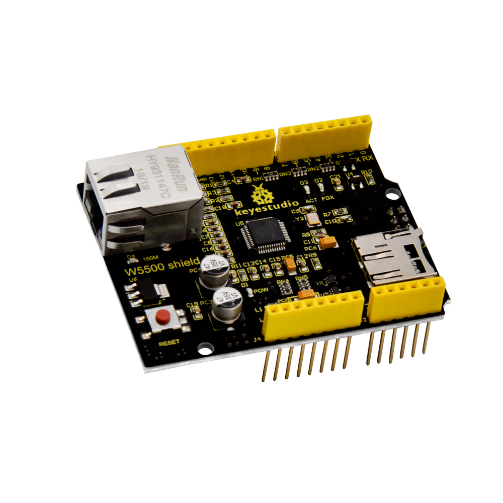 Keyestudio W5500 Ethernet Shie – Ethernet W5500 recenzja i cena