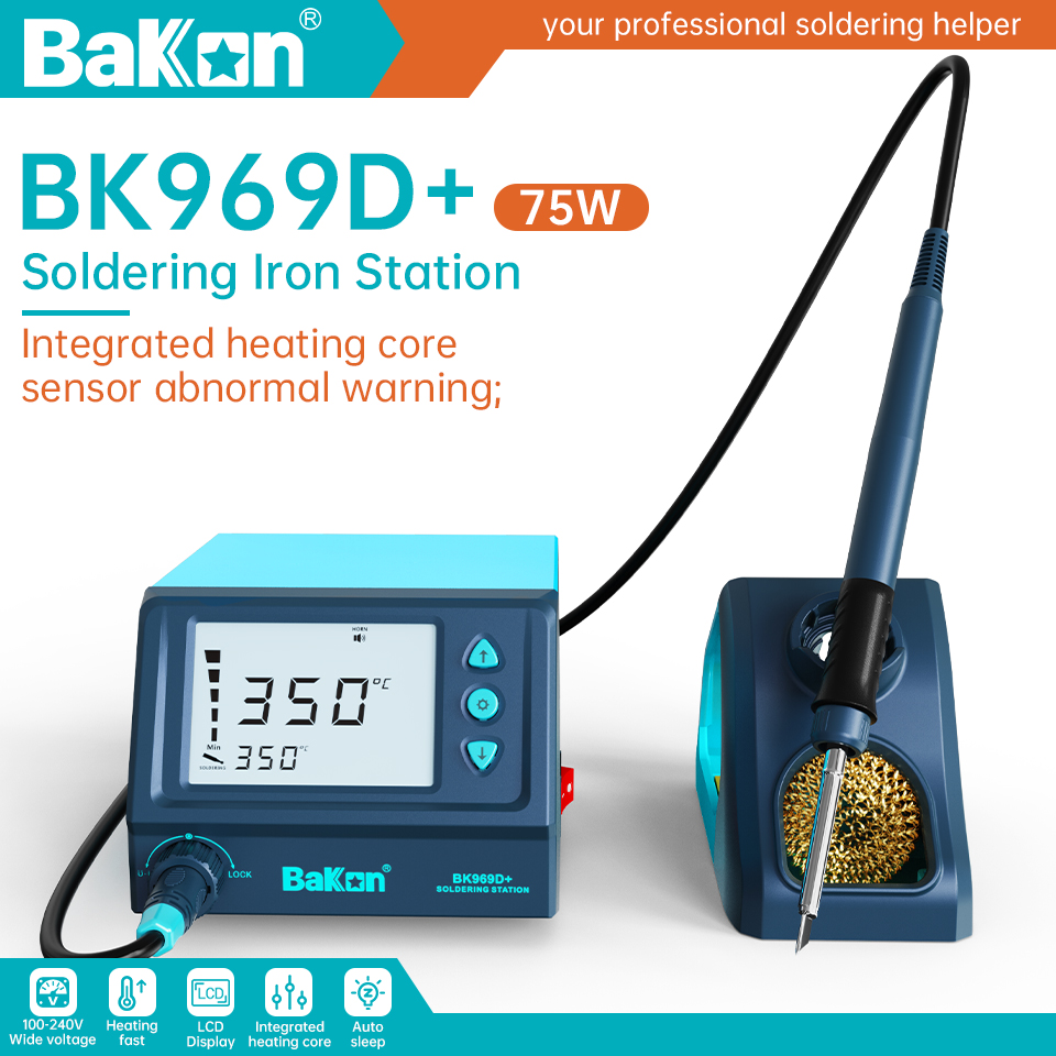 Stacja lutownicza Bakon 75W BK – Soldering Iron Temperature Probe recenzja i cena