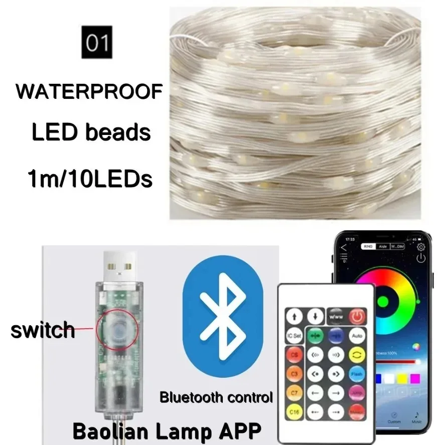 5-20m WS2812B RGB LED Lampki D – Ws2812B Strip 5V recenzja i cena