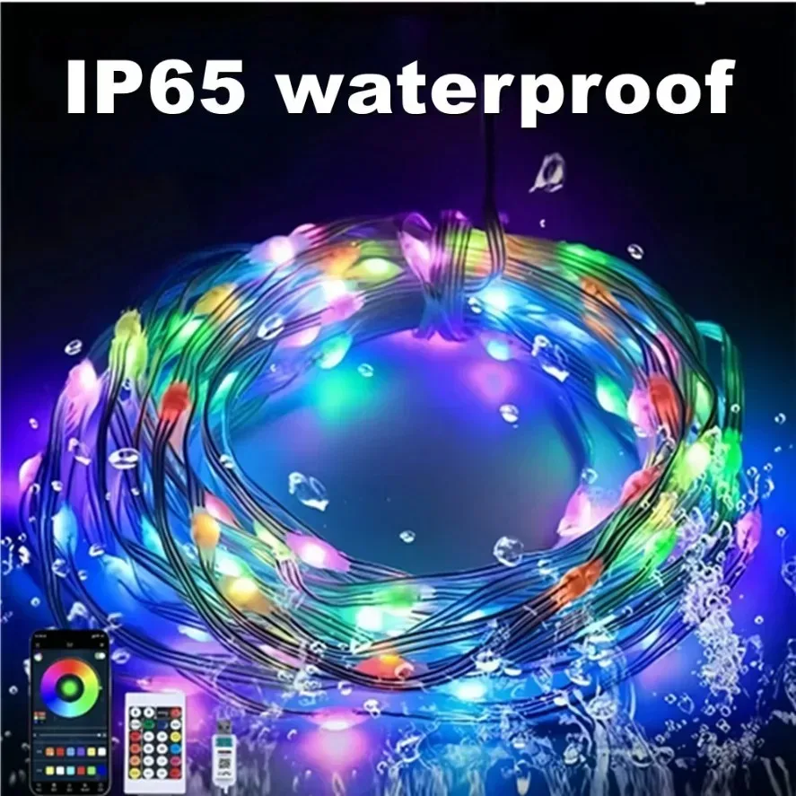 5-20m WS2812B RGB LED Lampki D – Ws2812B Strip 5V recenzja i cena