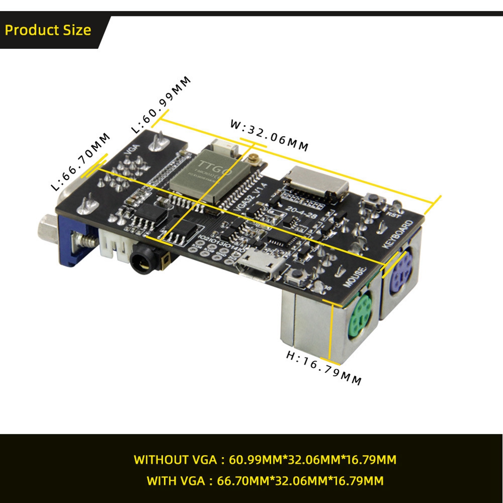 Gorąca sprzedaż FabGL VGA32 VG – Joystick Module recenzja i cena