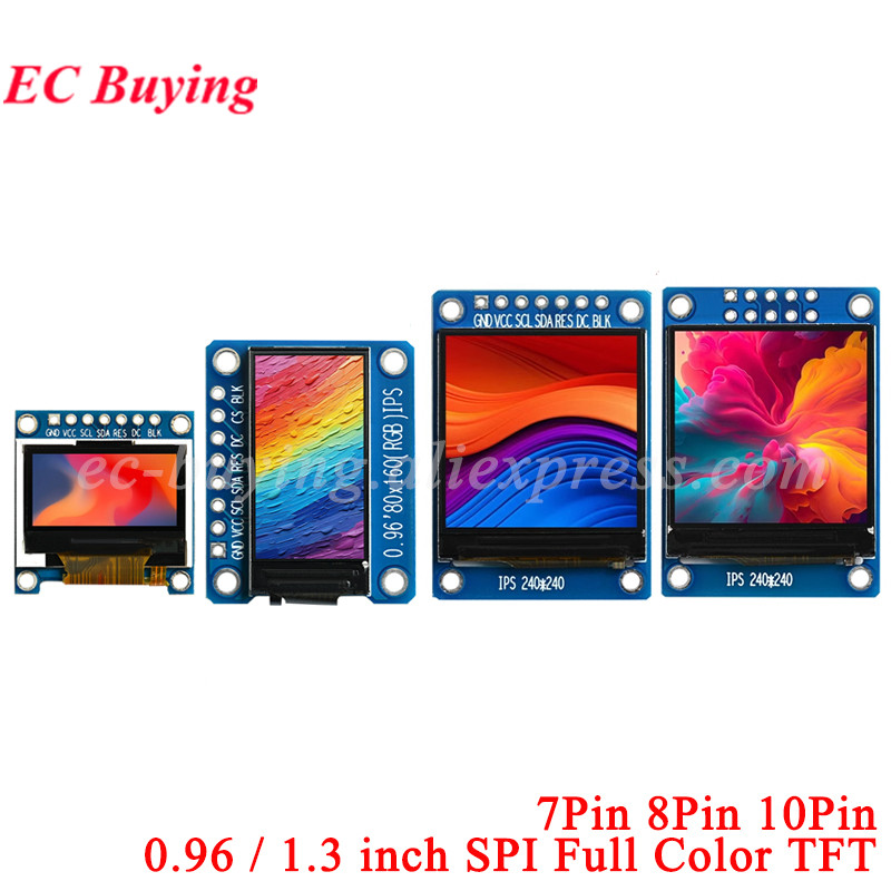 Wyświetlacz IPS TFT 0,96 1,3 c – Oled Display 0.96 recenzja i cena