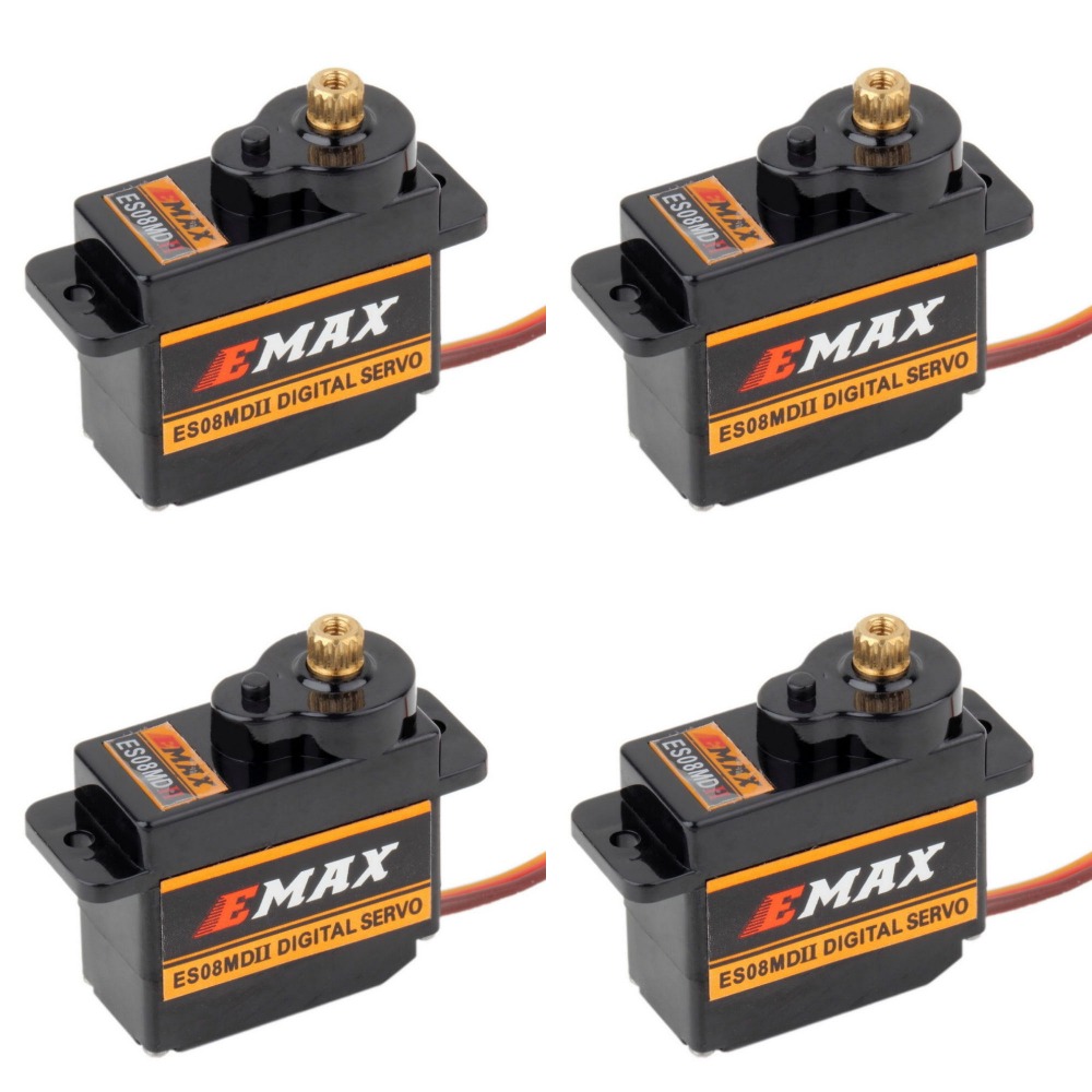 4 sztuk EMAX ES08MDII ES08MD I – Servo Sg90 recenzja i cena