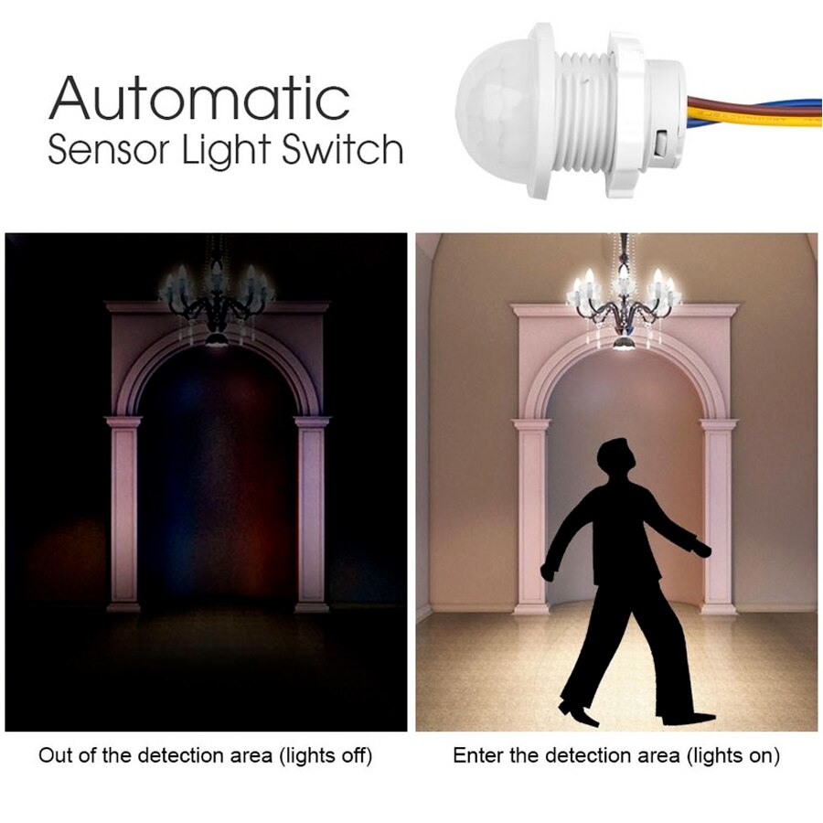 Czujnik ruchu AC 110V 220V Int – Pir Motion Sensor recenzja i cena