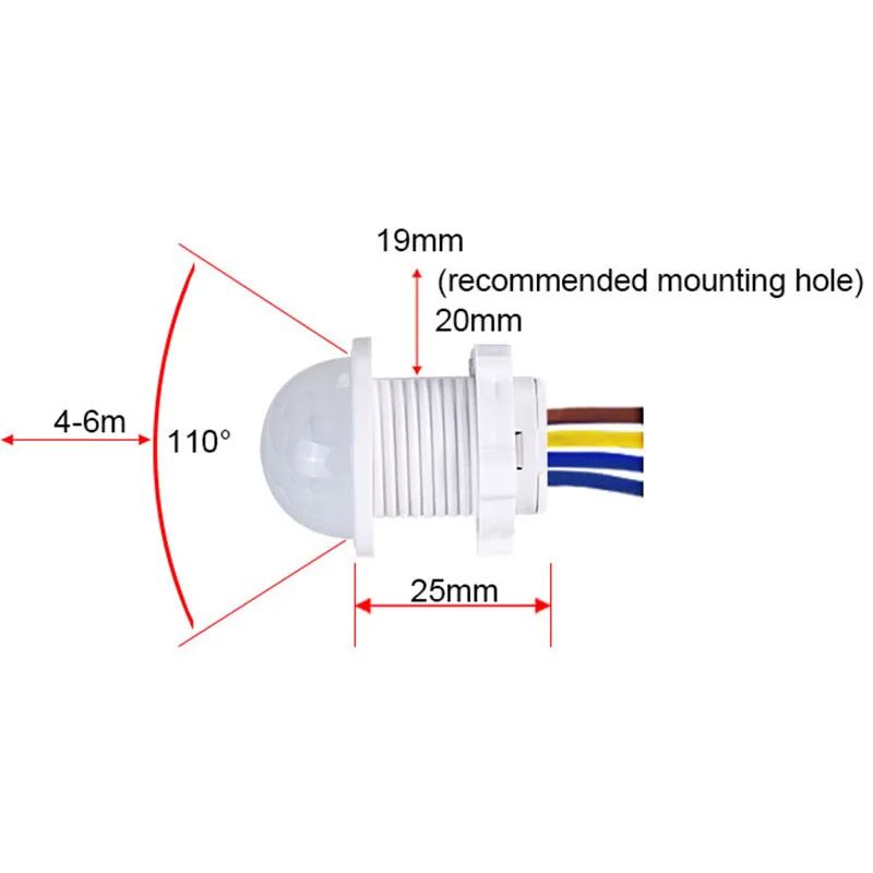Czujnik ruchu AC 110V 220V Int – Pir Motion Sensor recenzja i cena