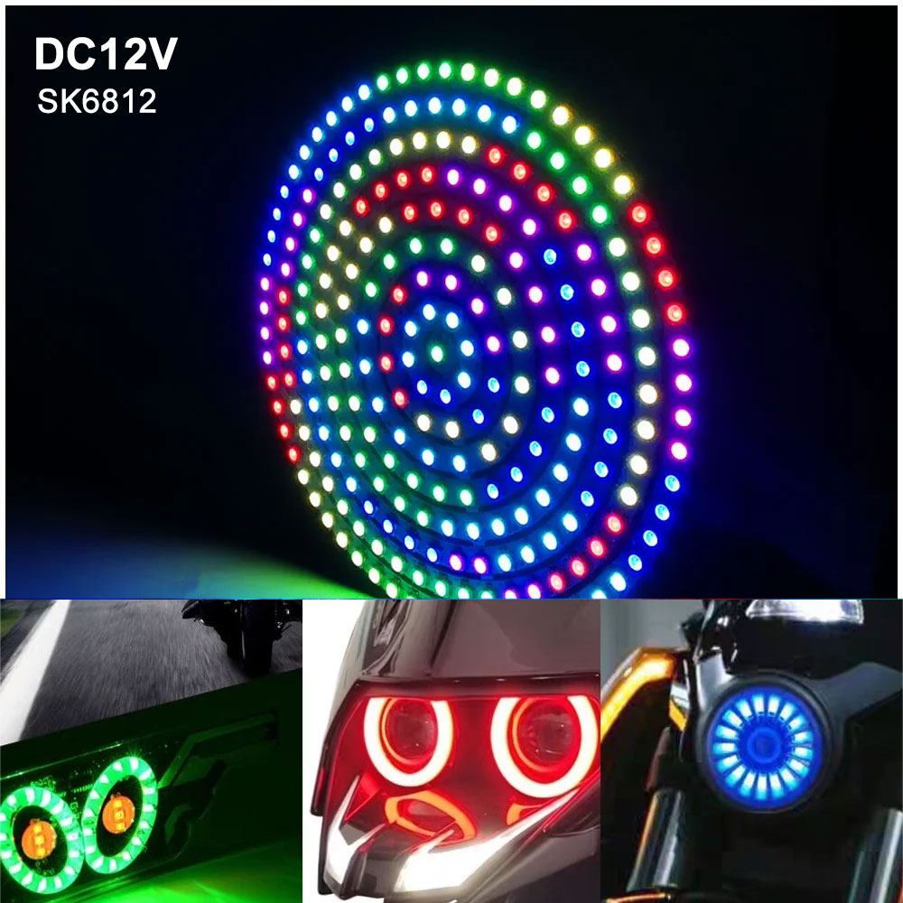 DC5V 12V WS2812B SK6812 Luces  – Ws2812B Strip 5V recenzja i cena