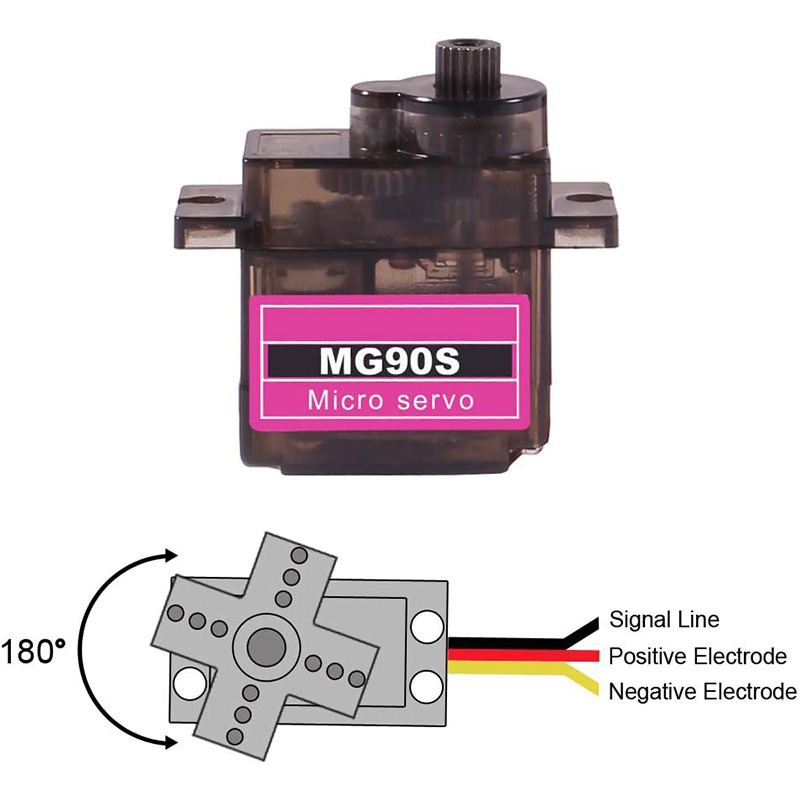 Serwo MG90S 5/10/20/40 szt. Ca – Servo Sg90 recenzja i cena